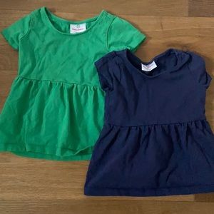 Lot of 2 Hanna Andersson tee shirts girls 3T (90)